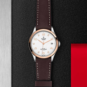Tudor 1926 36mm Steel and Rose Gold M91451-0012 background