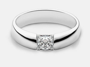 Claire Princess-Cut Ring Design