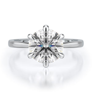 Vada Engagement Ring - Diamond Solitaire - White Gold