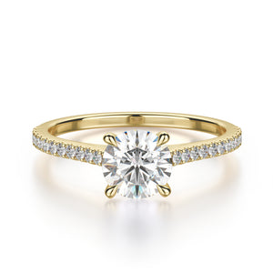Effie Engagement Ring Mounting - Yellow Gold - Solitaire