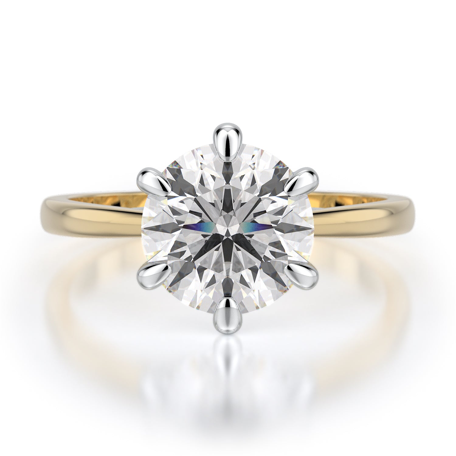 1.00ct Diamond Ring White Gold - State St. Jewelers