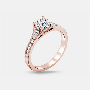 Heather Diamond Engagement Ring - Naledi - Diamond Solitaire - Rose Gold