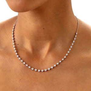 Serena Diamond Station Necklace