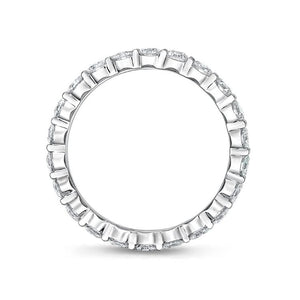 Memoire Petite Prong Eternity Band 1.36-1.64ctw approx.