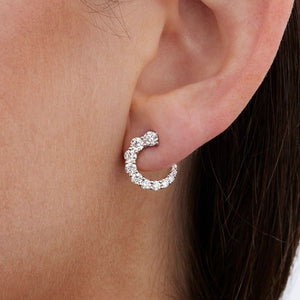 Diamond Luna Wrap Earrings