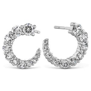 Medium Diamond Luna Wrap Earrings
