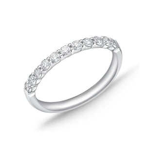 Memoire Petite Prong 11-Stone Band .34ctw approx.