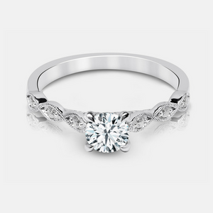 Noa Engagement Ring Mounting - Platinum - Diamond Solitare