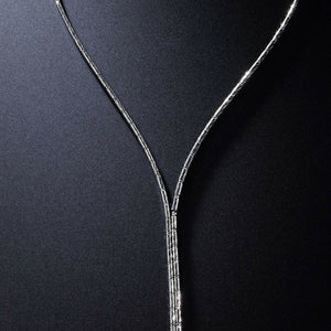 Platinum Born Magnetic Adjustable Platinum Necklace and Bracelet