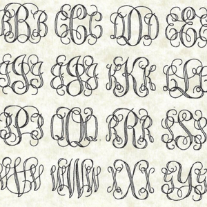 Monogram Script Engraving