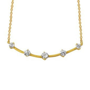 Constellation 5-Stone Necklace Yellow Gold