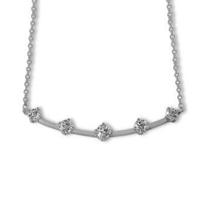 Constellation 5-Stone Necklace White Gold